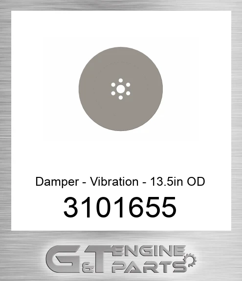 3101655 Damper - Vibration - 13.5in OD