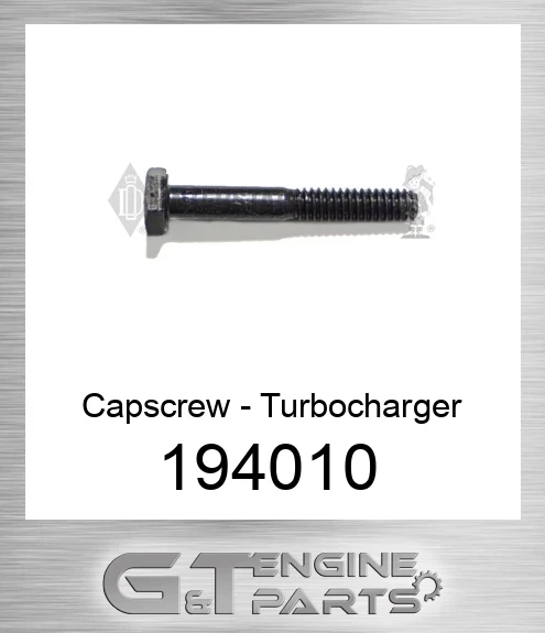 194010 Capscrew - Turbocharger