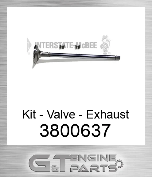 3800637 Kit - Valve - Exhaust