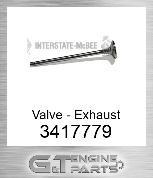 3417779 Valve - Exhaust