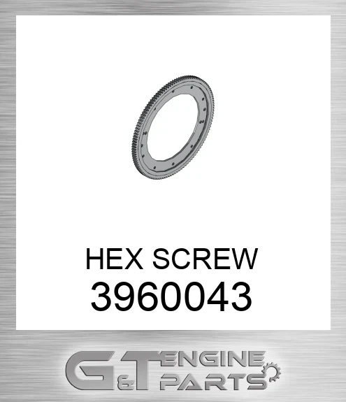 3960043 HEX SCREW