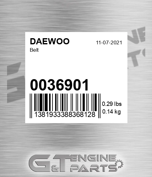0036901 Belt