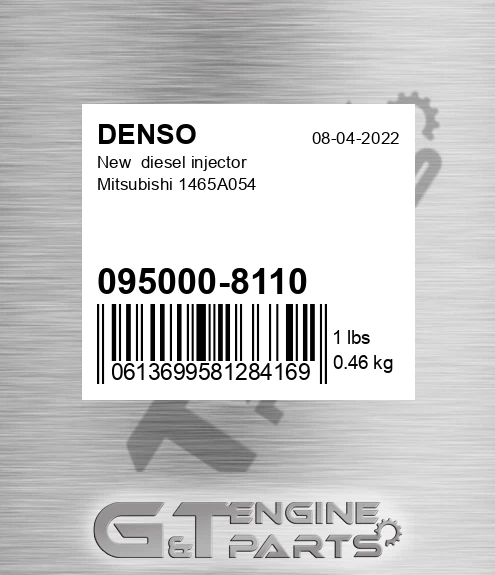 095000-8110 New diesel injector Mitsubishi 1465A054