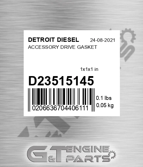 d23515145 ACCESSORY DRIVE GASKET
