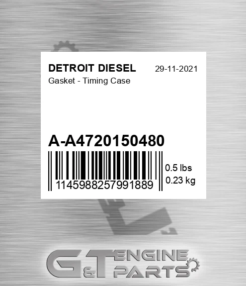 A-A4720150480 Gasket - Timing Case