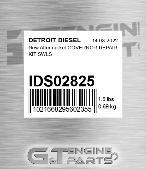 IDS02825 New Aftermarket GOVERNOR REPAIR KIT SWLS