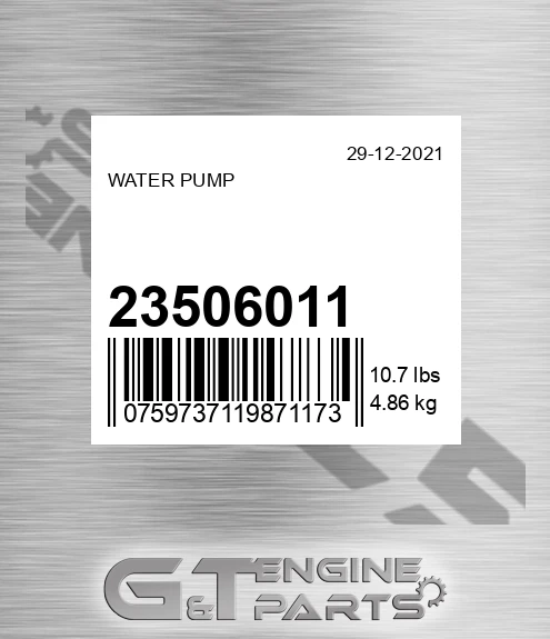 23506011 WATER PUMP