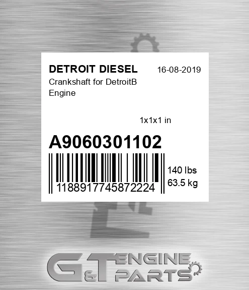 A9060301102 Crankshaft for DetroitВ Engine