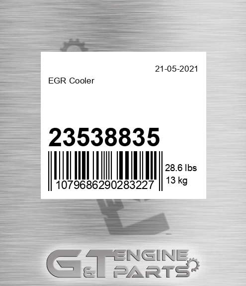 23538835 EGR Cooler
