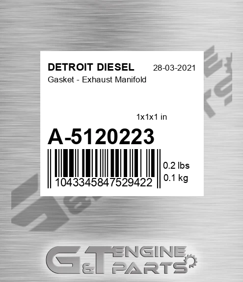 A-5120223 Gasket - Exhaust Manifold