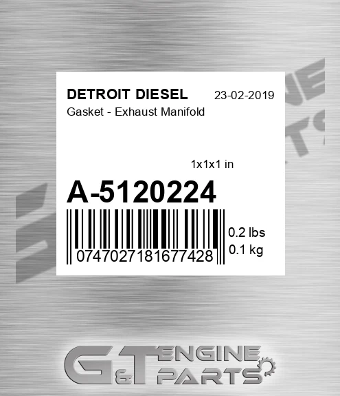 A-5120224 Gasket - Exhaust Manifold