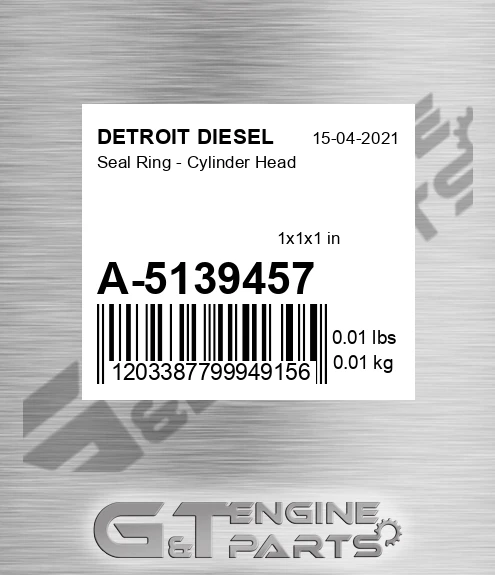 A-5139457 Seal Ring - Cylinder Head