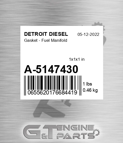 A-5147430 Gasket - Fuel Manifold
