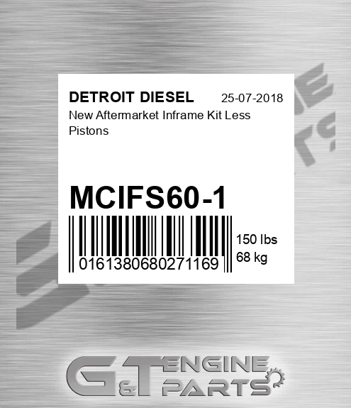MCIFS60-1 New Aftermarket Inframe Kit Less Pistons
