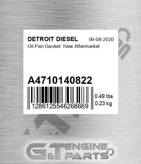A4710140822 Oil Pan Gasket New Aftermarket