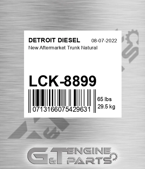 LCK-8899 Kit - Cylinder w/o Liner
