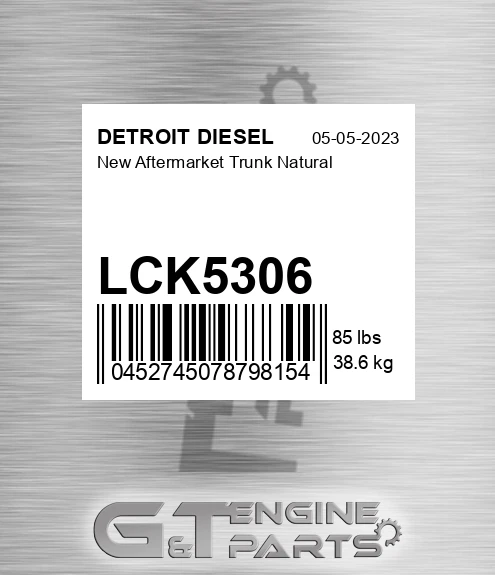 LCK5306 Kit - Cylinder w/o Liner