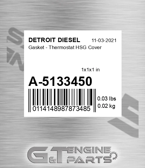 A-5133450 Gasket - Thermostat HSG Cover
