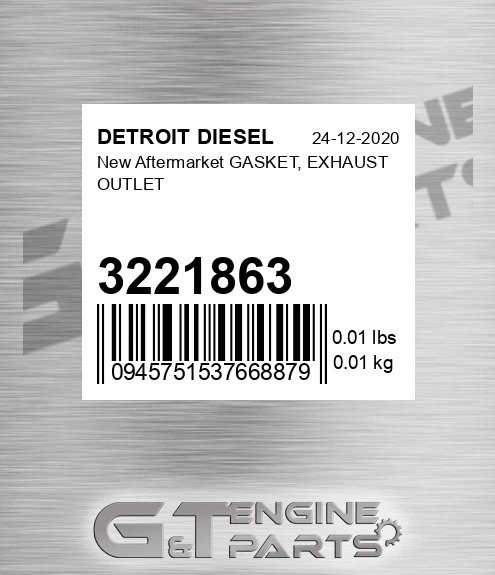 3221863 Gasket - Exhaust Outlet
