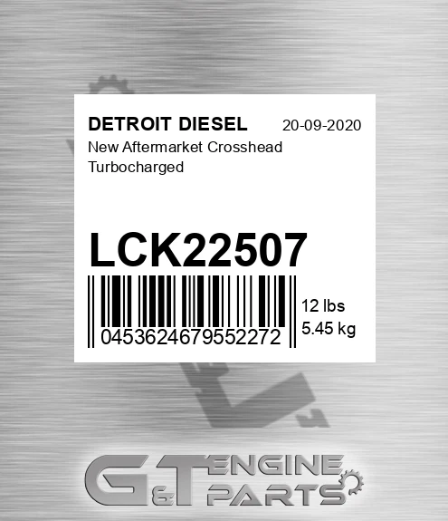 LCK22507 Kit - Cylinder w/o Liner