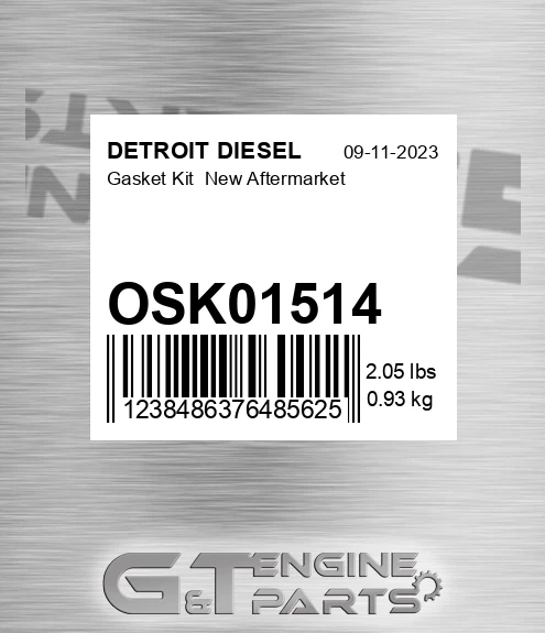 OSK01514 Gasket Kit New Aftermarket