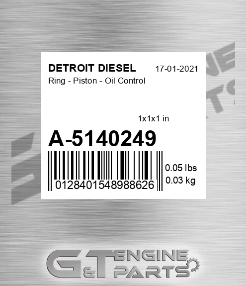 A-5140249 Ring - Piston - Oil Control