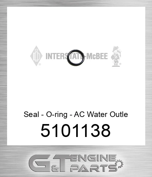 5101138 Seal - O-ring - AC Water Outle