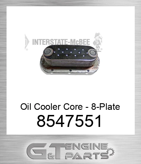 8547551 Oil Cooler Core - 8-Plate