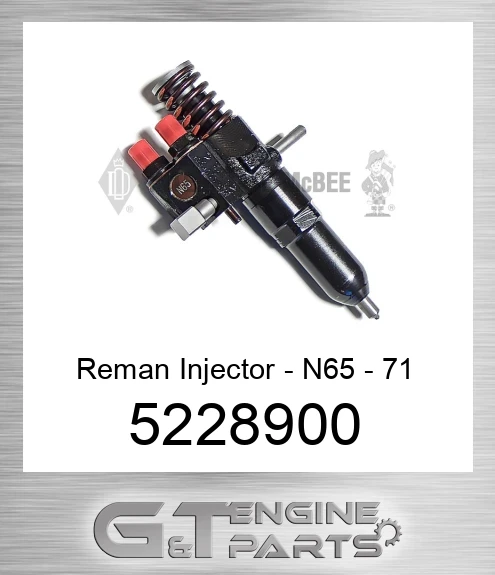 5228900 Reman Injector - N65 - 71