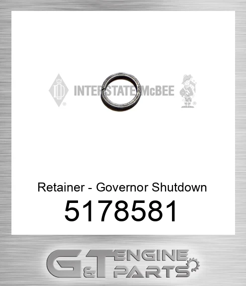 5178581 Retainer - Governor Shutdown