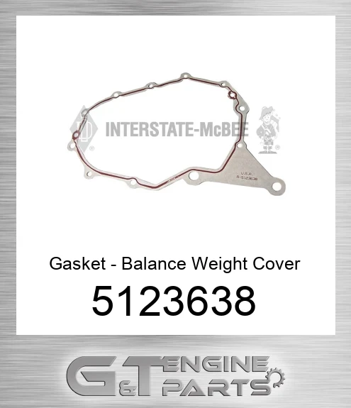 5123638 Gasket - Balance Weight Cover