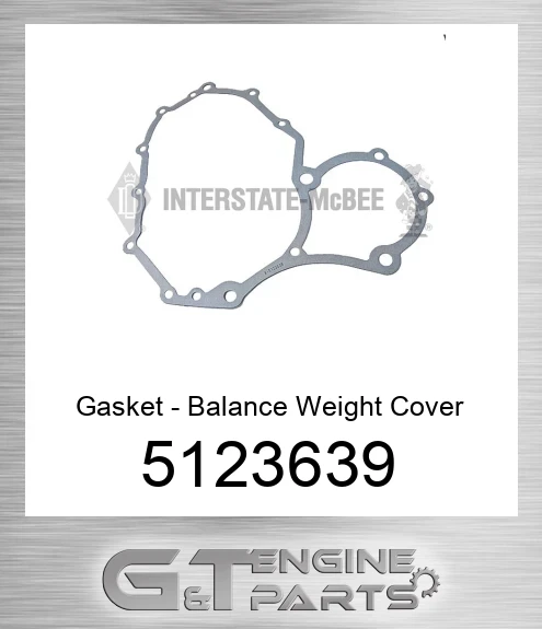 5123639 Gasket - Balance Weight Cover