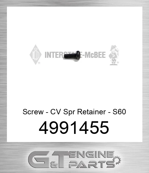 4991455 Screw - CV Spr Retainer - S60