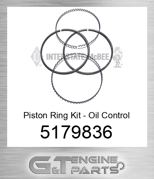 5179836 Piston Ring Kit - Oil Control