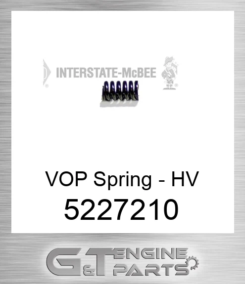 5227210 VOP Spring - HV