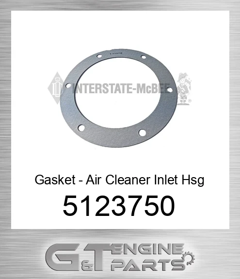5123750 Gasket - Air Cleaner Inlet Hsg