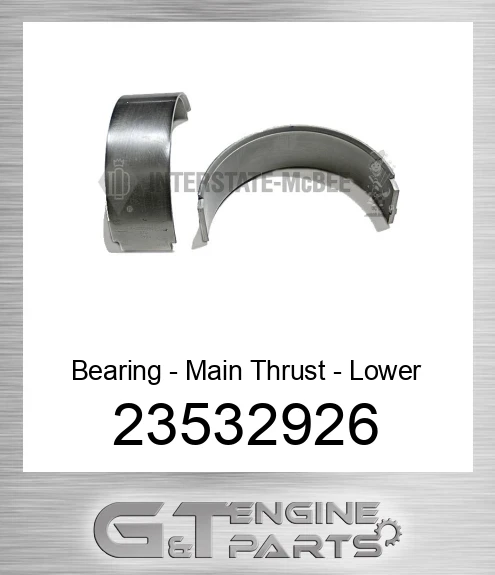 23532926 Bearing - Main Thrust - Lower