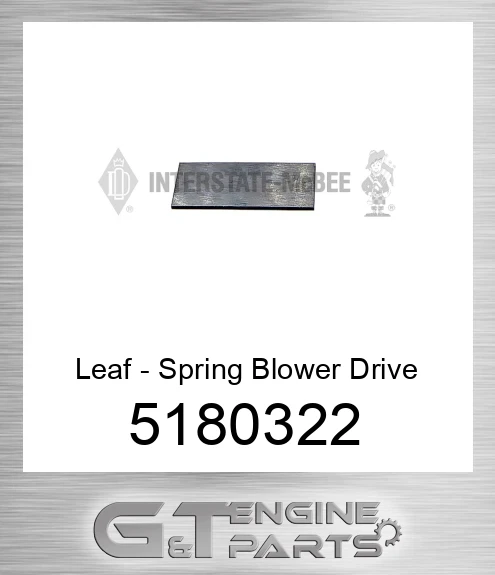 5180322 Leaf - Spring Blower Drive