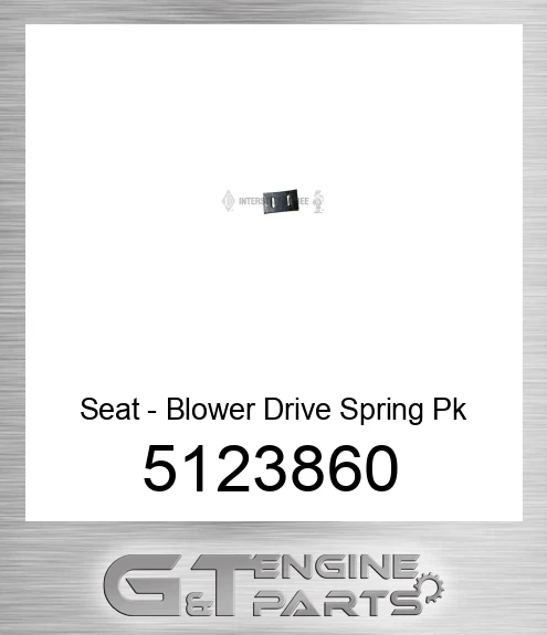 5123860 Seat - Blower Drive Spring Pk