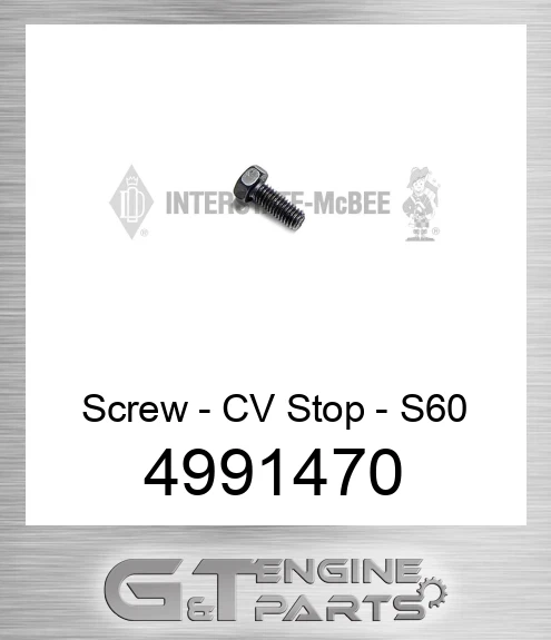 4991470 Screw - CV Stop - S60