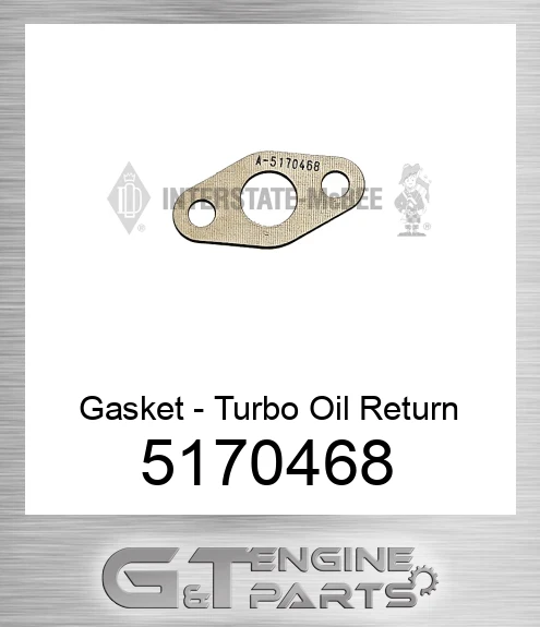 5170468 Gasket - Turbo Oil Return