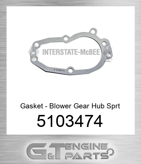 5103474 Gasket - Blower Gear Hub Sprt