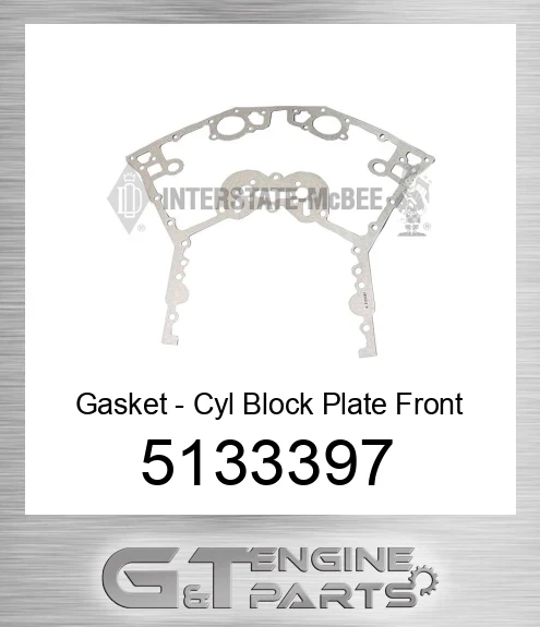 5133397 Gasket - Cyl Block Plate Front