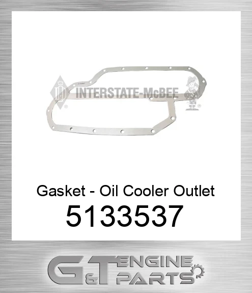 5133537 Gasket - Oil Cooler Outlet