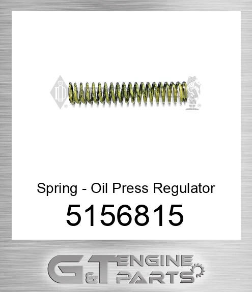 5156815 Spring - Oil Press Regulator