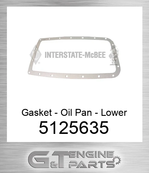 5125635 Gasket - Oil Pan - Lower