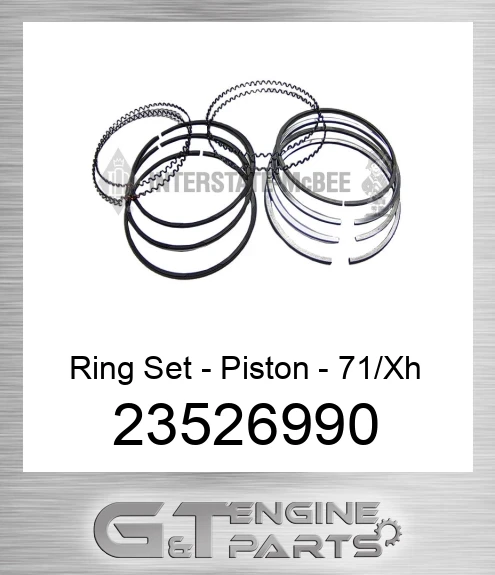 23526990 Ring Set - Piston - 71/Xh