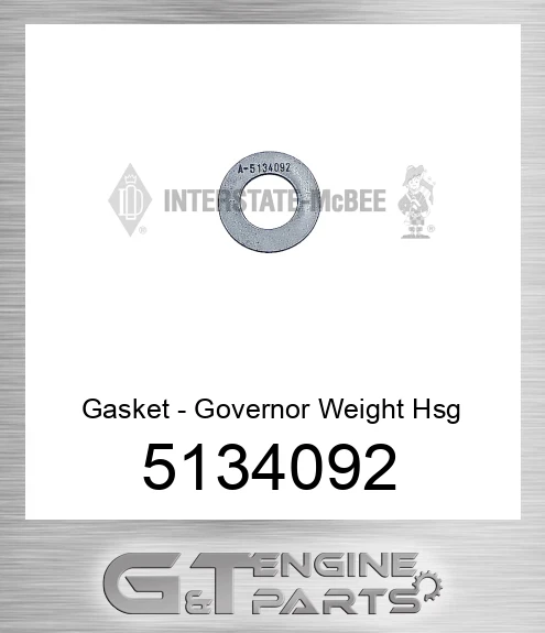 5134092 Gasket - Governor Weight Hsg