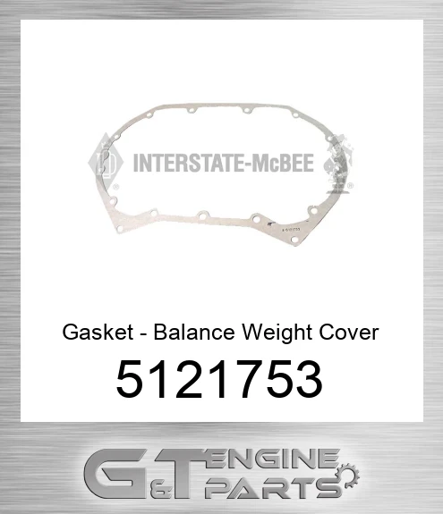 5121753 Gasket - Balance Weight Cover
