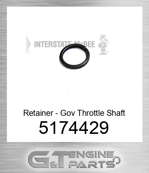5174429 Retainer - Gov Throttle Shaft
